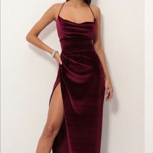 Lucy in the Sky Velvet Maxi Dress